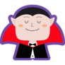 Cute Dracula Purple Sticker