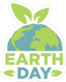 Cute Earth Day Poster Sticker