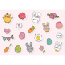 Cute Easter Sticker Sheet 