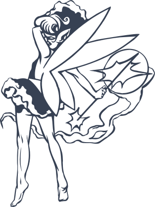 Cute Fairy Casting Magic Sticker