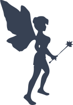 Cute Fairy With Wand Sticker