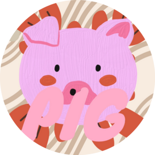 Cute Farm Animal Pig Sticker
