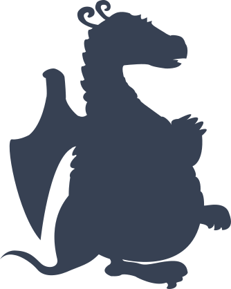 Cute Fat Dragon Sticker