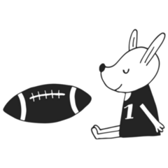 Cute Football Nursery Sticker