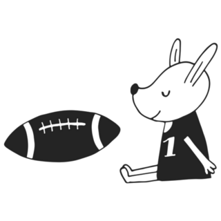 Cute Football Nursery Sticker