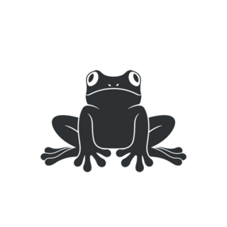 Cute Frog Transfer Sticker