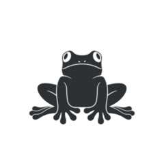 Cute Frog Transfer Sticker