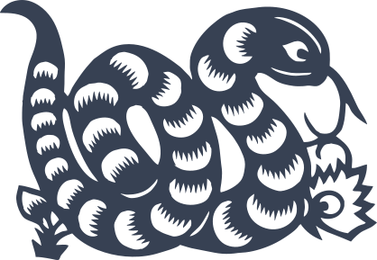 Cute Fuzzy Snake Sticker