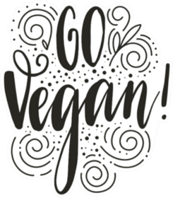 Cute Go Vegan Sticker