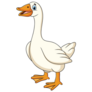 Cute Goose Animal Sticker