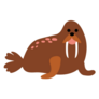 Cute Hand Drawn Walrus Sticker