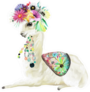 Cute Hand Painted Mexican Llama Sticker