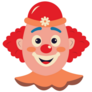 Cute Happy Clown Sticker
