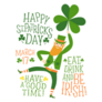 Cute Happy St Patricks Day Typography Inspired Sticker