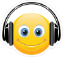 Cute Headphones Emoji Sticker