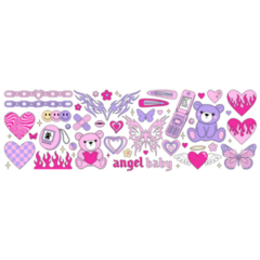 Cute Heart Sticker Sheet