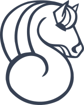 Cute Horse Head Sticker