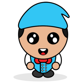 Cute Icelandic Boy Sticker