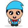Cute Icelandic Boy Sticker