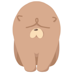 Cute Illustration Chow Sticker