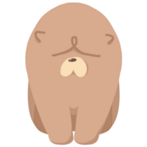 Cute Illustration Chow Sticker