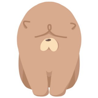 Cute Illustration Chow Sticker