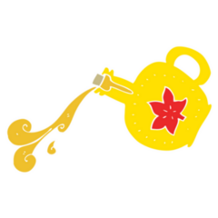 Cute Illustration Of Canadian Maple Syrup Bottle Sticker