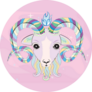 Cute Illustration Of The Sign Aries Sticker