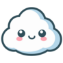 Cute Kawaii Cloud Sticker