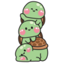 Cute Kawaii Turtles Sticker