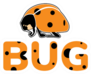 Cute Ladybug Orange Sticker