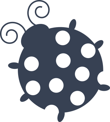 Cute Ladybug With Ten Dots Sticker