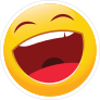 Cute Laughing Emoji Sticker