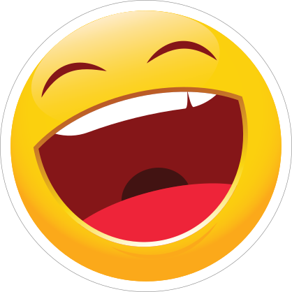 Cute Laughing Emoji Sticker