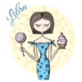 Cute Libra Cupcake Or Cake Pop Sticker