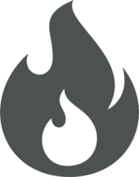 Cute Little Flame Sticker