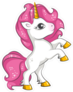 Cute Little Pink Magical Unicorn Sticker