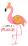 Cute Little Princess Flamingo Sticker