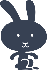 Cute Little Rabbit Sticker