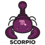 Cute Little Scorpio Zodiac Sign Sticker