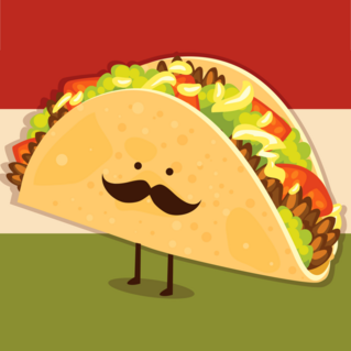 Cute Little Taco Sticker