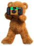 Cute Little Teddy Bear Photographer Sticker