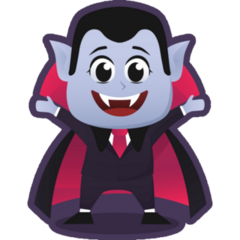 Cute Little Vampire Sticker