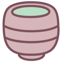 Cute Matcha Tea Icon Sticker