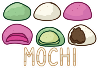 Cute Mochi Assortment Sticker