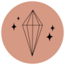 Cute Mystical Crystal Icon Sticker