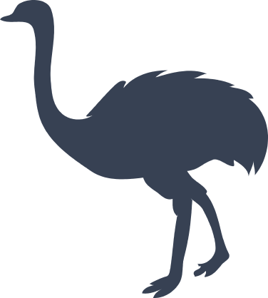 Cute Ostrich Sticker