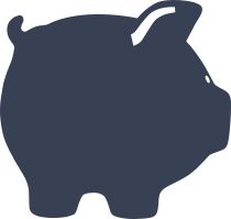 Cute Piggy Bank Pig Sticker