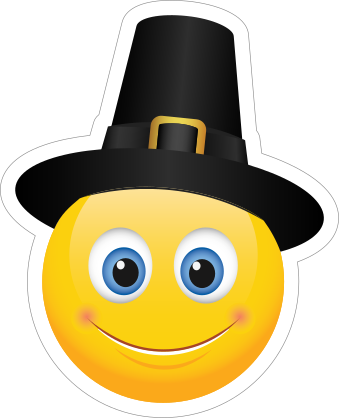Cute Pilgrim Emoji Sticker