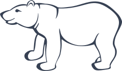 Cute Polar Bear Sticker